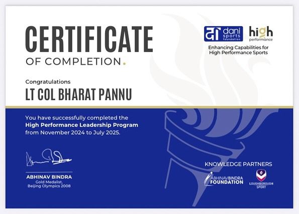 High Performance Leadership Program — Dani Sports Foundation